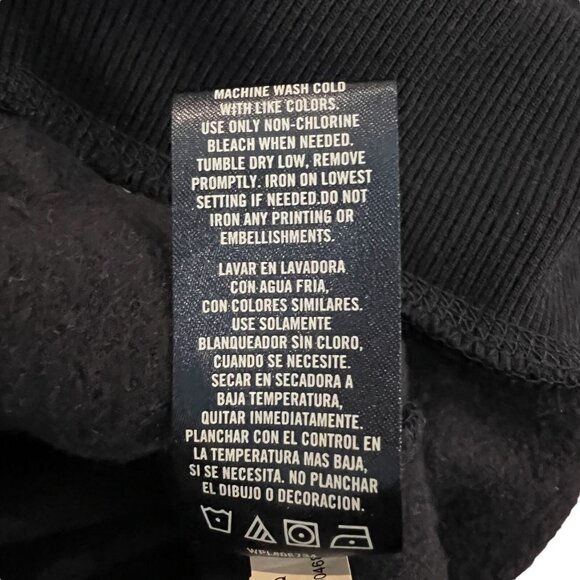 Nautica Boys Full Zip Up Sherpa Lined Hoodie Sweatshirt Navy Red XL 18/20 - Picture 7 of 8